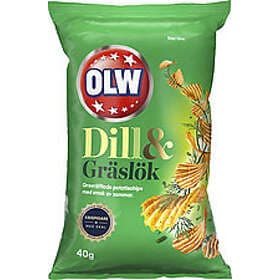 OLW Chips Dill & Gräslök 40g