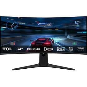 TCL 34" 34R83Q QD-Mini LED WQHD 170 Hz HDR USB-C Gaming