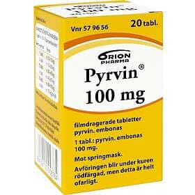 Pyrvin , filmdragerad tablett 100 mg, 20 st