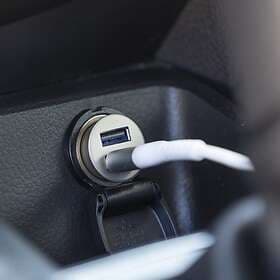 Linocell USB-billaddare med dubbla USB-portar 4,8A