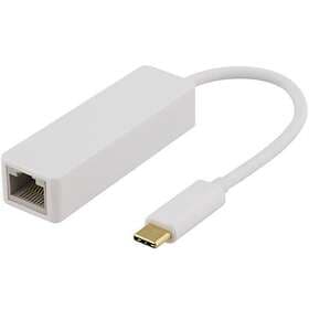 Luxorparts Gigabit-nätverkskort USB-C Vit