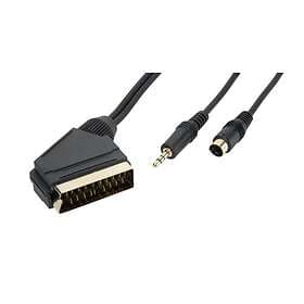 Luxorparts S-Video med 3,5 mm till Scart