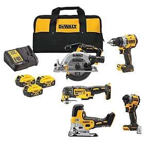 Dewalt DCK502P3 Verktygspaket Snickare XR (3x5,0ah)