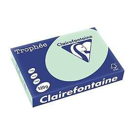Clairefontaine Trophée A4 120g färgat papper mintgrön