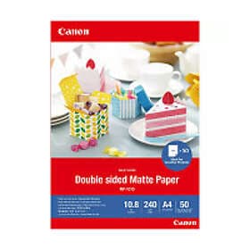 Canon Double-sided Matte Paper MP-101D Matt 275 mikron A4 (210 x 297 mm) 240g/m² 50 ark papper för PIXMA TS7450i