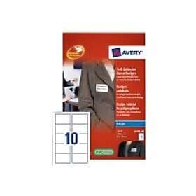 Avery namnskylt vit självhäftande x 80 J4785-20 200