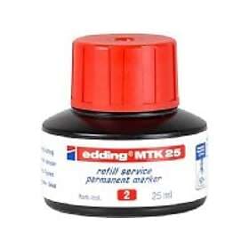 Edding MTK 25 Bläck permanent röd 25ml