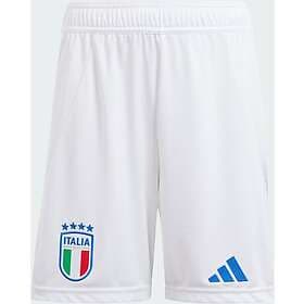 Adidas Italy 23/24 Junior Shorts Home Vit 13-14 Years