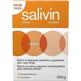 Salivin Sugtabletter Peach 200g 200G