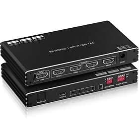 NÖRDIC SGM-238 1 till 4 HDMI 2.1 Splitter 8K 60Hz 4K120Hz VRR Free-/G-Sync CEC S/PDIF extraktor