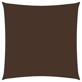 vidaXL Solsegel oxfordtyg fyrkantigt 3x3 m brun 135797