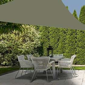 ProGarden Solsegel 3x3x3 m grön trekantigt 447576