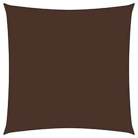 vidaXL Solsegel oxfordtyg fyrkantigt 3,6x3,6 m brun 135798
