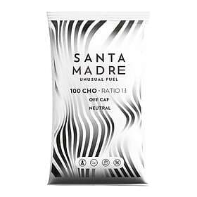Santa Madre Fuel 100cho Single Dose 107g Without Flavour Ultra Energetic Powder Box 9 Units Durchsichtig