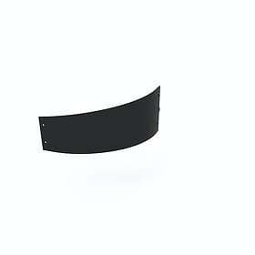Flexigarden Planteringskant Svart Övergång 120-180 mm Kvartsbåge svart överg. kvartsbåge höger 13595500515