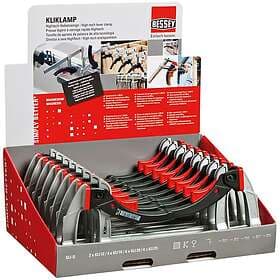 Bessey Skruvtvingar KliKlamp KLI-D; 16 st.