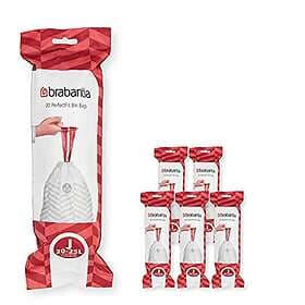 Brabantia PerfectFit avfallspåse 120 påsar Modell J, 20-25l
