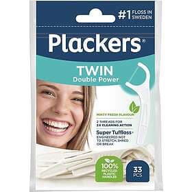 Plackers Twin 33-pack (Tandtrådsbyglar)