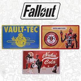 Fanatik Fallout Tin Sign Set
