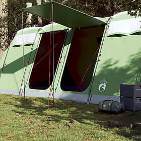 vidaXL Campingtält tunnel 8 personer grön vattentätt 94616