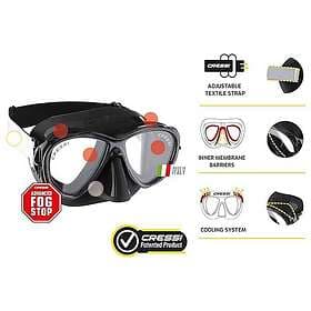 Cressi Samoa Tx Snorkeling Set Svart