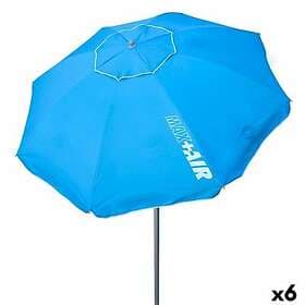 Aktive Napernyő UV50 Ø 200 cm Blå Polyester Aluminium 200 x 198,5 x 200 cm (6 antal)