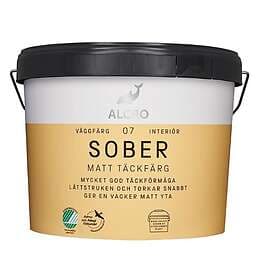 Alcro Sober Matt Täckfärg 10l Äggskal nr 9