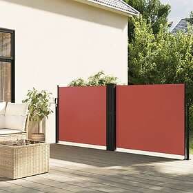 vidaXL Infällbar sidomarkis terrakotta 100x600 cm 4004588
