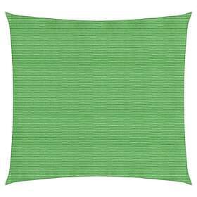 vidaXL Solsegel 160g/m² ljusgrön 4x4 m HDPE 311276
