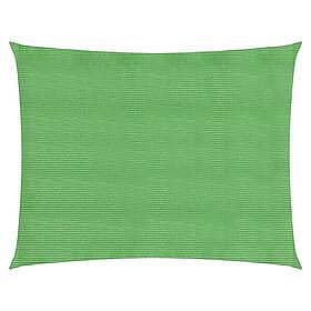 vidaXL Solsegel 160g/m² ljusgrön 3x4 m HDPE 311292