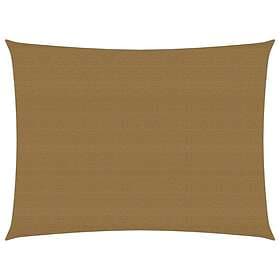 vidaXL Solsegel 160g/m² taupe 2x3 m HDPE 311392