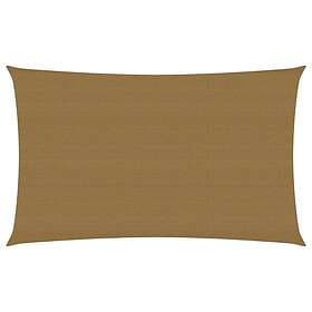 vidaXL Solsegel 160g/m² taupe 2,5x5 m HDPE 311401