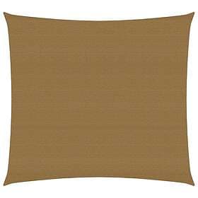 vidaXL Solsegel 160g/m² taupe 4x4 m HDPE 311386