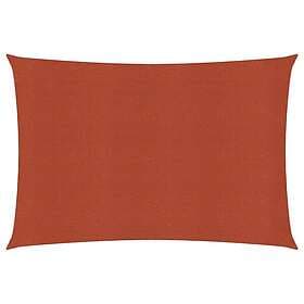 vidaXL Solsegel 160g/m² terrakotta 2,5x4 m HDPE 311344