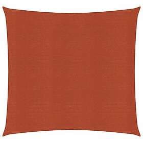 vidaXL Solsegel 160g/m² terrakotta 4x4 m HDPE 311331