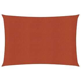 vidaXL Solsegel 160g/m² terrakotta 5x7 m HDPE 311357