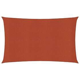 vidaXL Solsegel 160g/m² terrakotta 4x7 m HDPE 311355