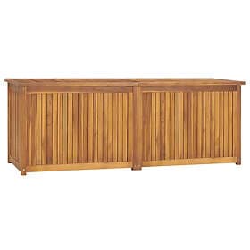 vidaXL Trädgårdslåda 150x50x55 cm massiv teak 318733