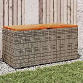 vidaXL Dynbox grå 110x50x54 cm konstrotting akaciaträ 365956