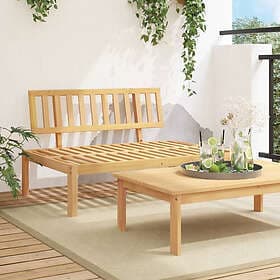 vidaXL Pallsoffa mittensektion massivt akaciaträ 365850