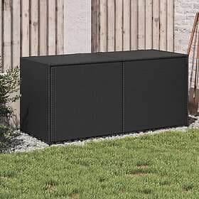vidaXL Dynbox svart 283L konstrotting 365312