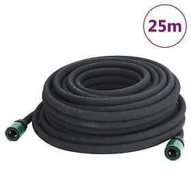 vidaXL Fuktslang svart 0,6"" 25 m gummi 155870