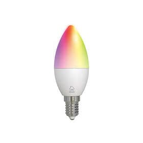 Deltaco Smart Home RGB LED Lampa E14 C37 WiFi 4,9W, RGB