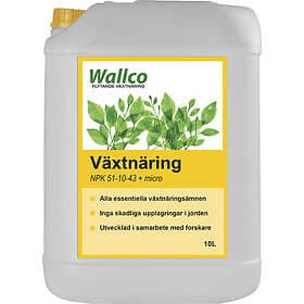 Wallco  Växtnäring Blomstra Wallco 51-10-43 + micro 10L