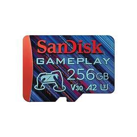 SanDisk GamePlay MicroSDXC Class 10 UHS-I U3 V30 A2 190/130MB/s SDSQXAV-256G 256GB