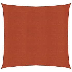 vidaXL Solsegel 160g/m² fyrkantig terrakotta 4,5x4,5 m HDPE