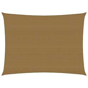 vidaXL Solsegel 160g/m² taupe 2,5x4 m HDPE 311399