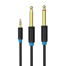 Vention 3,5mm Ma ST > 2x6.3mm Ma MO 0,5m