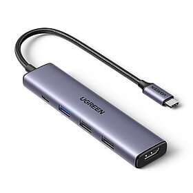 Ugreen USB-C Dockningsstation HDMI till USB-A CM478
