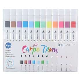 24.se Dubbelsidig Märkpenna 12-pack